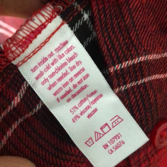 Girls’ Justice plaid button down - Picture 5 of 5